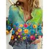 Temperament Loose Blouse Fashion Casual Woman Shirt Elegant Long Sleeve Shirt Woman Holiday Weekend Top