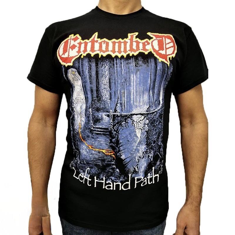 ENTOMBED Linke Hand Pfad T-Shirt Schwarz Dismember Dissection Carnage