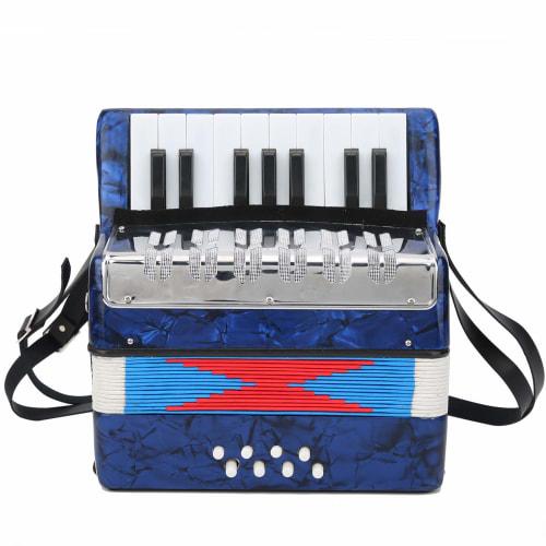 Children's Accordion, 17 Keys, 8 Basses, Easy To Play, 17 Keys