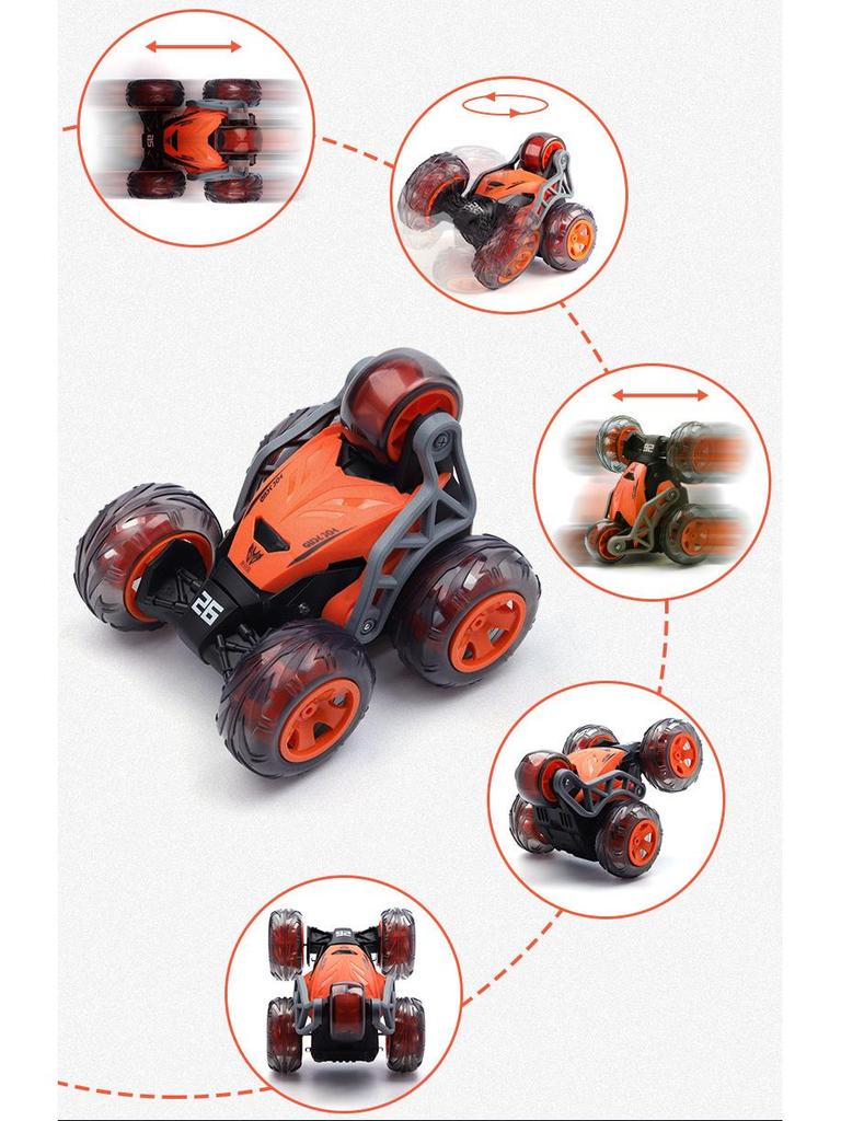 Children's Remote Control 4WD Off-Road Stunt Car Toy