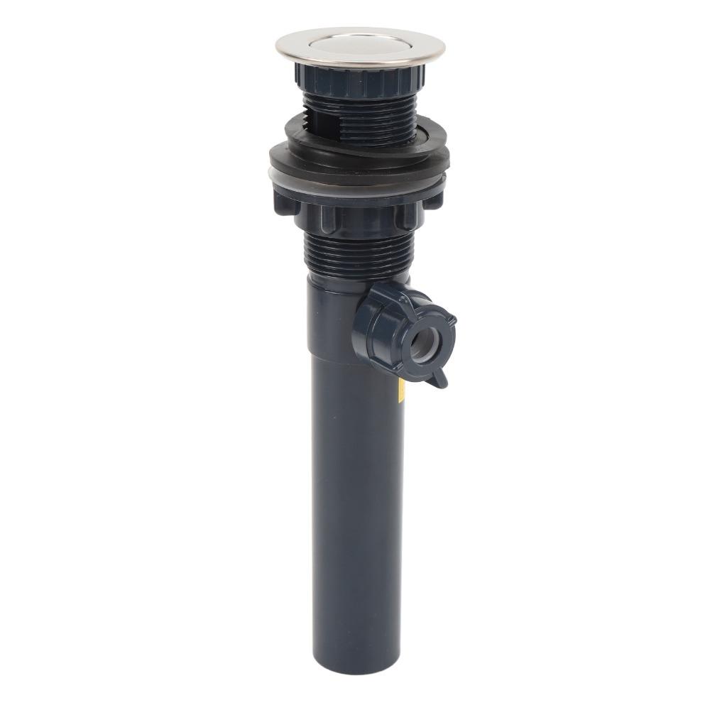 Stainless Steel Sink Drain Assembly Push Bounce Drain Stopper  For Vessel Compatibility