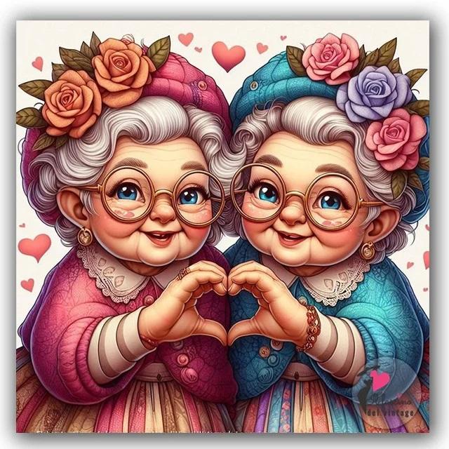 

Романтическая пожилая пара, досуг, 5D алмазная живопись, сделай сам, счастливые, милые, удивительная любовь, полная алмазная мозаика, вышивка крестом, велосипед, подарок Full Round 20x20CM