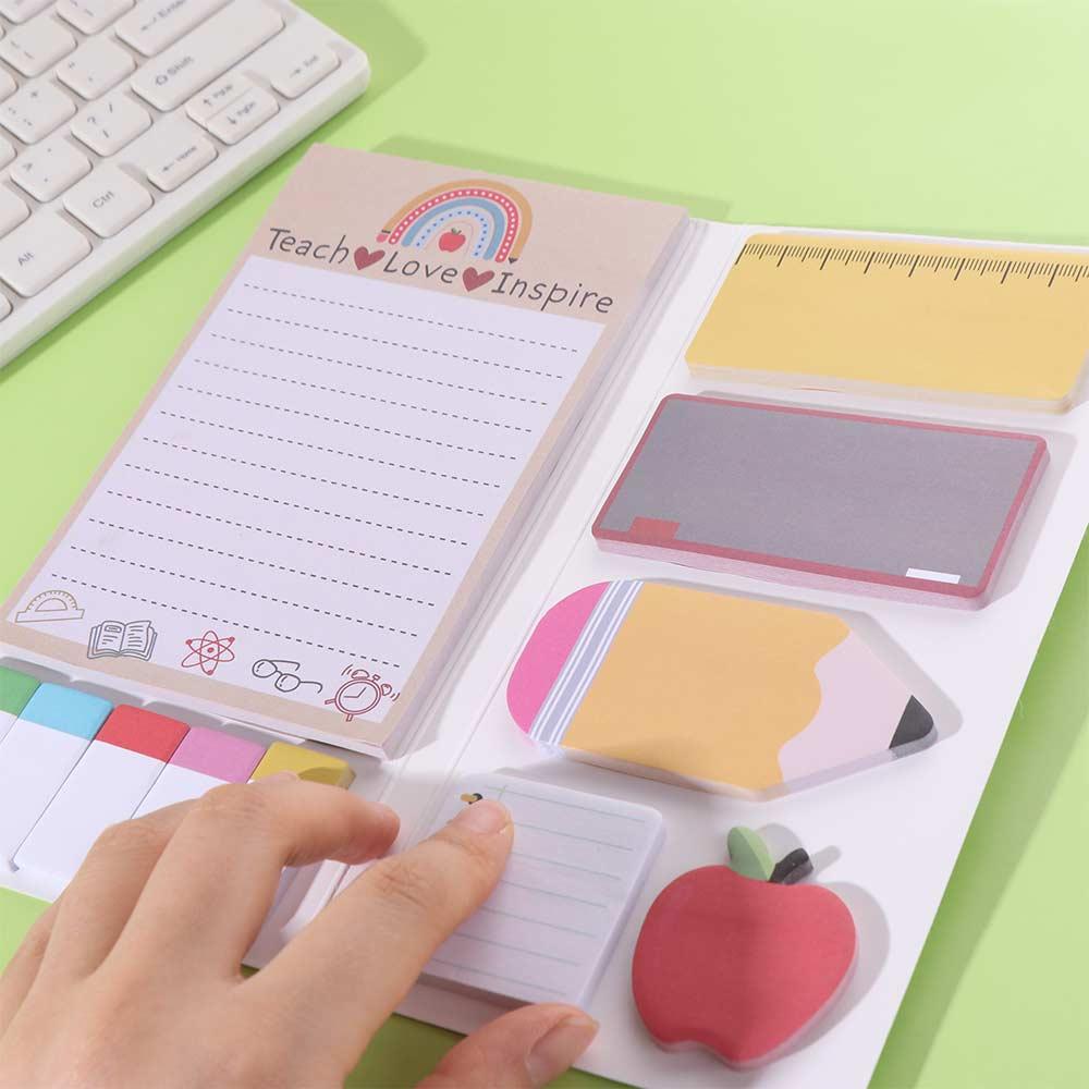 Self-Stick Sticky Note Pads Teachers' Day Theme Writing Memo Pads  Teaching Supplies