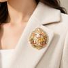 Pearl New Year Lapel Pin Enamel Badge Cute Sheep Brooch  Dating
