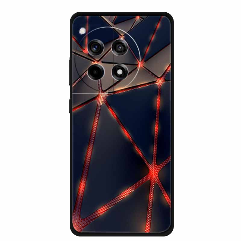 For OnePlus 12R Case Animals Soft Silicone TPU Phone Cases Back Cover For OnePlus Ace 3 ACE3 5G Wolf Protective Cute Girl Shell