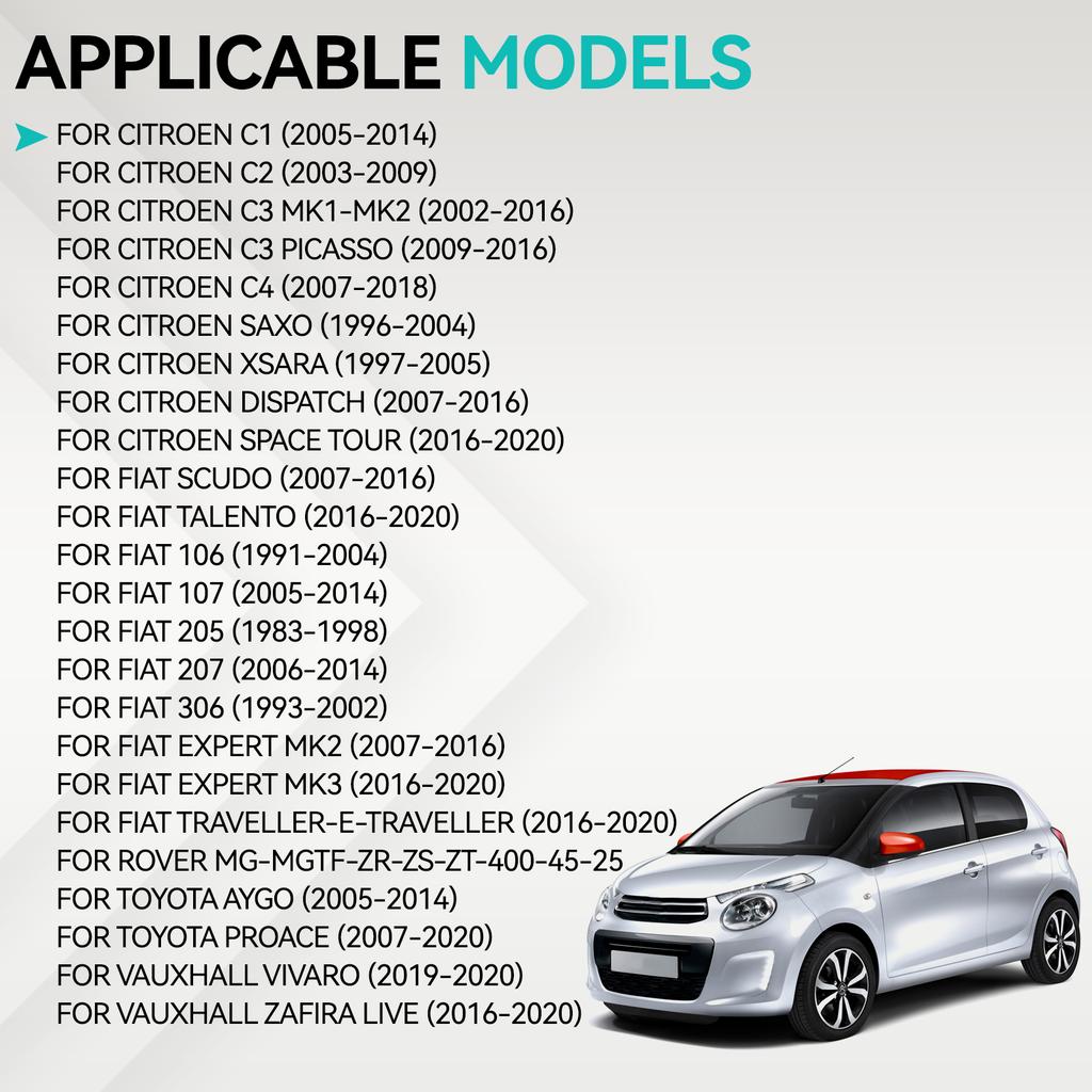 1 Pair 6438V8 Front Windshield Wiper Washer Jet Nozzle For Citroen C1 C2 C3 C4 SAXO XSARA DISPATCH SPACE TOUR Fiat 106 107 205