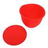 Mixer Bowl Liner Thickened Dishwasher Safe Food Grade Silicone Bowl Insert for Tilt Head 5 Qt Stand Mixer Red
