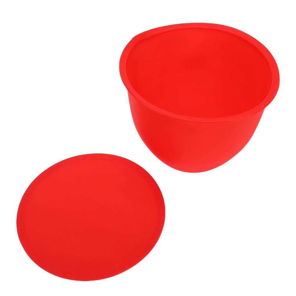 Mixer Bowl Liner Thickened Dishwasher Safe Food Grade Silicone Bowl Insert for Tilt Head 5 Qt Stand Mixer Red