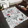 Mystical Symbols and Sketches Rug Non-slip Rug Suitable for Living Room and Bedroom Sofas