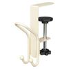 1/2Pcs Adjustable Desk Mount Hooks Backpack Hooks Strong Load-bearing Multipurpose Easy Installation Hanger Hooks
