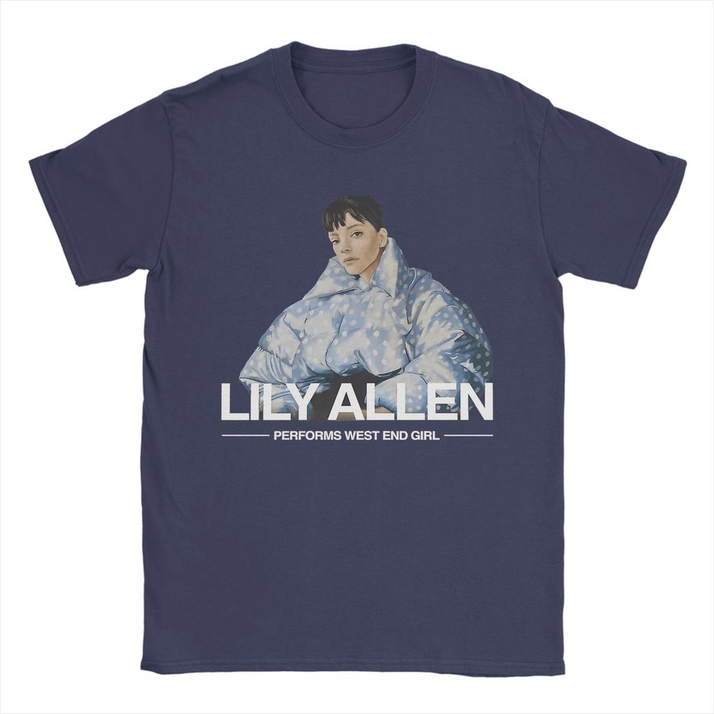 Lily Allen West End Girl Tour 2026 TShirt Unisex Women Novelty Tees Crewneck Short Sleeve T Shirt Birthday Gift Streetwear