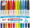 ZEBRA Pen for Makiki Extra Fine 12 Water-Based Paper, Point, Colors, WYTS5-12C