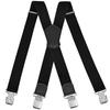 Elastische X-Rücken Hosenträger Atmungsaktiver Stoff Clip-On Hosenträger Neue Robuste Hosenträger Jeans