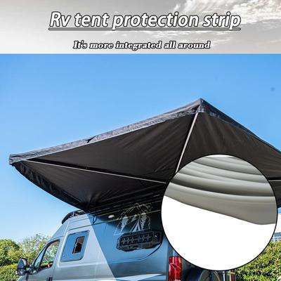 1M White Caravan Awning Rail Protector Strip For Motorhome Camper Outdoor Camping Caravan Accessories