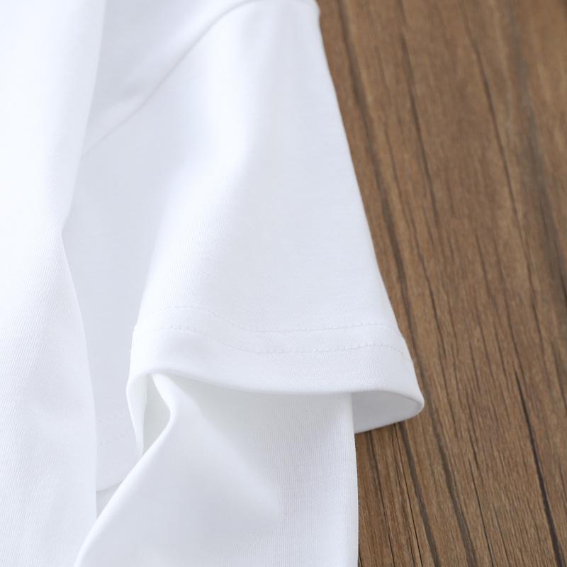 2025 Autumn Big Kids Banana Print Fake Two-Piece Casual T-Shirt