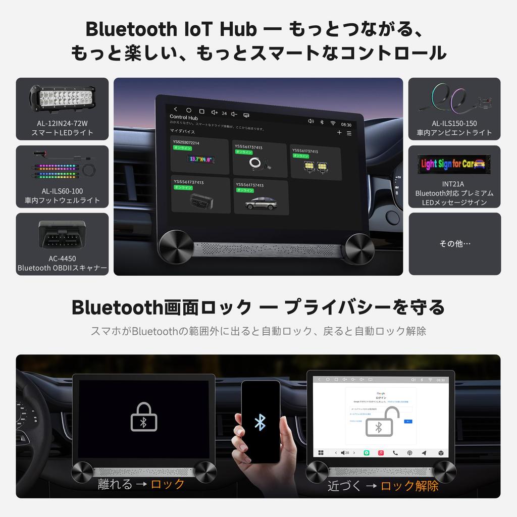 ATOTO S8 Gen4 2K QLED Display Audio 2DIN Android Car Navigation System with Wireless Auto Dual 4G ChatGPT HDMI Parking Certified for Technical Use