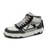 British style retro German training shoes medium top board shoes autumn and winter new velvet warm outdoor sports casual cotton shoes