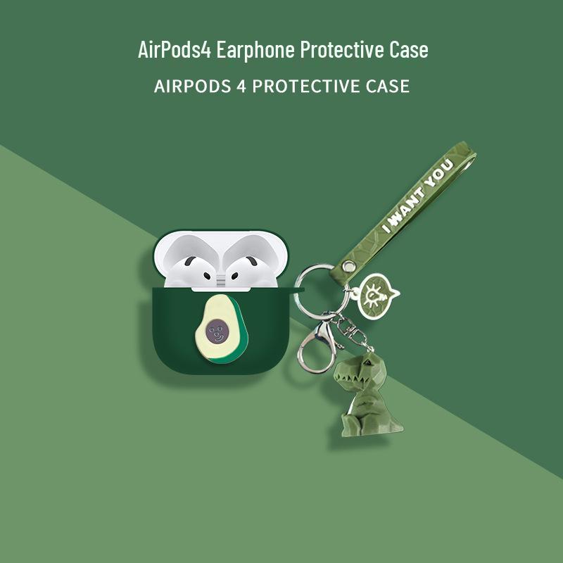 Compatible Soft Protective Case for AirPods Pro 2, AirPods 4, and AirPods 3 Earphones