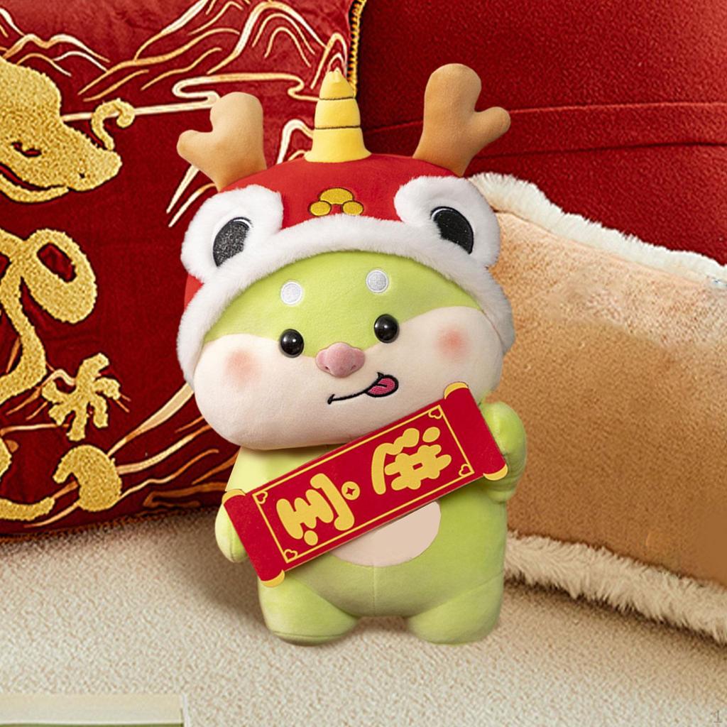 , Dragon Plush Animals, Cute Home Decorative Lucky Mascots, Toys for Car Holiday, Boys