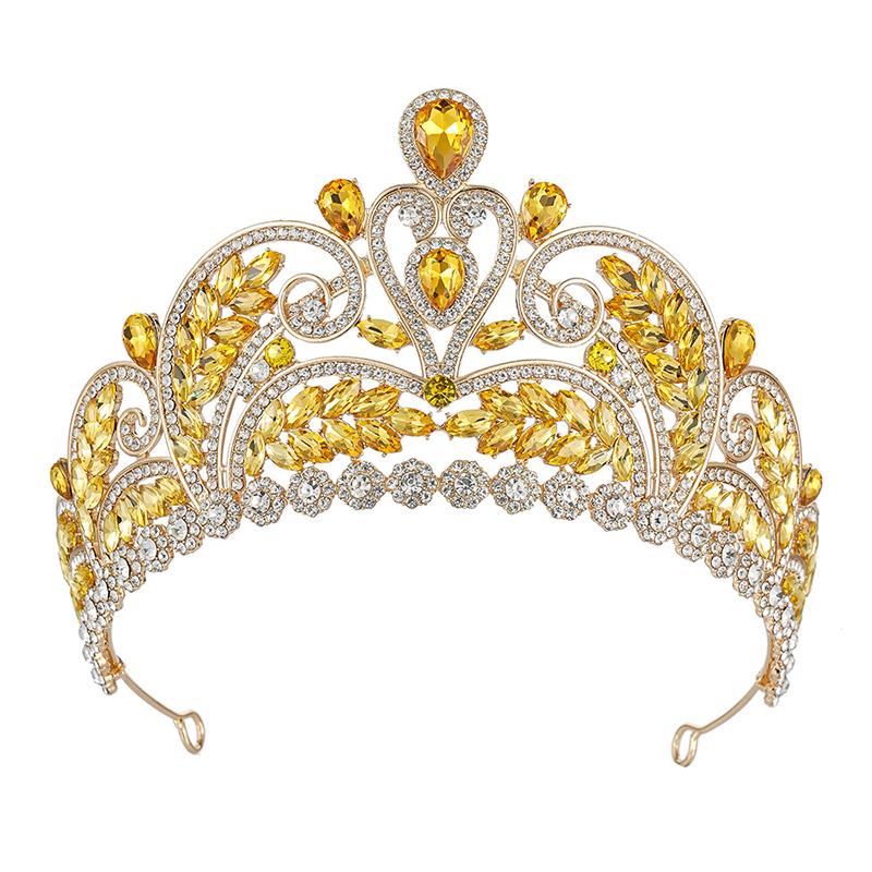 Elegant Wedding Crown for Brides Tiaras and Crowns Bridal Hair Jewelry Prom Pageant Headpiece Birthday Head Accessories