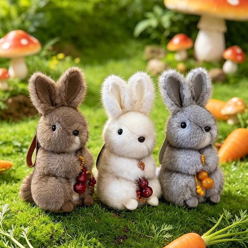 Plush Bunny Toy Collectors Edition With Polyester Material For Kids Gift Decor