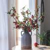 Persimmon & Pomegranate Artificial Floral Arrangement for Living Room Blessings & Entrance Decor
