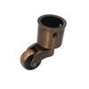 Stable Round Cup Caster Silent Wear Resistant Antique Caster Matte Brushed Furniture Wheel Dia Swivel for Storage Boxes