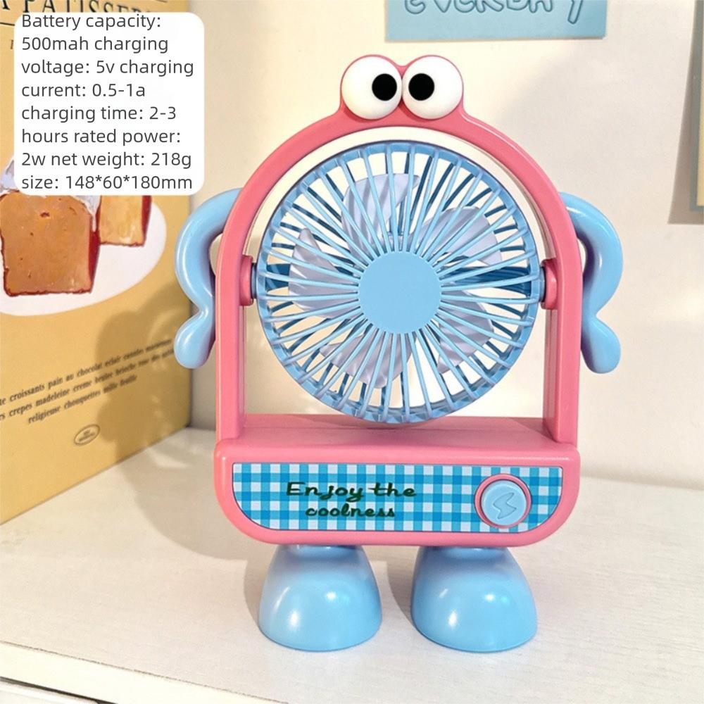 USB Rechargeable Halter Fan Quiet Operation Mini Fan Portable Handheld Fan  Travel Companion