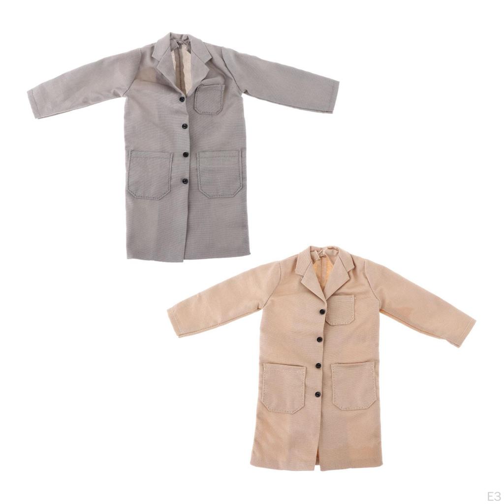 1/6 Male Figure Clothes Costume Fashion Dolls Dress Up Action Figures Windbreaker for 12'' Inch