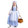 Pastoral Style Farm Flower Girl Dress Children Halloween Stage Performance Costume