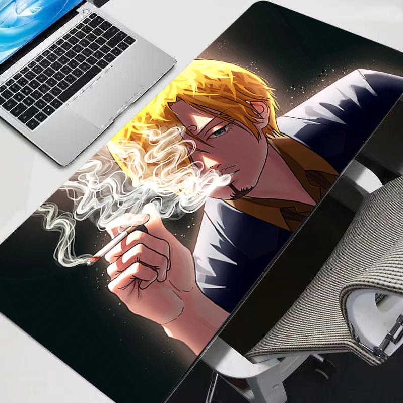 One Piece Mouse Pad Kawaii Gaming Accessories PC Computer Keyboard Gamer Desk Mat Alfombrilla Xxl Durable Anime Mousepad