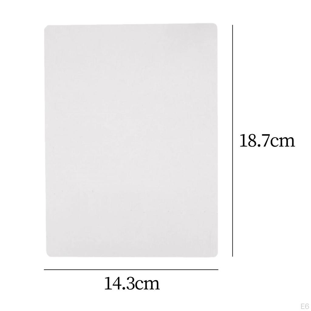 Blank Silicone Practice Skin Stencil Flexible Double Sided Portable Realistic Feel