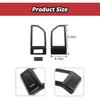 2pcs/set Dashboard Air Conditioning Vent Cover Trim for Ford F150 2015 2016 2017 2018 2019 2020 Interior Accessories (Carbon Fiber)