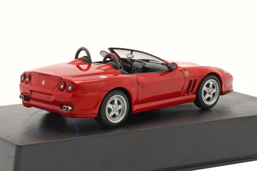 Ferrari Miniature Car 1/43 FERRARI 550 BARCHETTA PININFARINA 2000 (Red) With Case