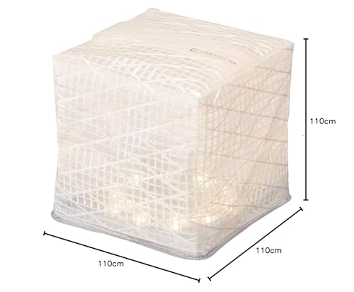 CARRY THE SUN Solar Lantern, Warm Light, White Belt, Medium Size (CTSW-WHM)