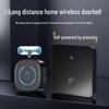 Long-Range Waterproof Wireless Doorbell - US/EU/UK Spec, 433 MHz, Battery-Free, Self-Powered