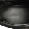 Great HERMES Low cut sneakers Kid H logo black leather mens 42 Used