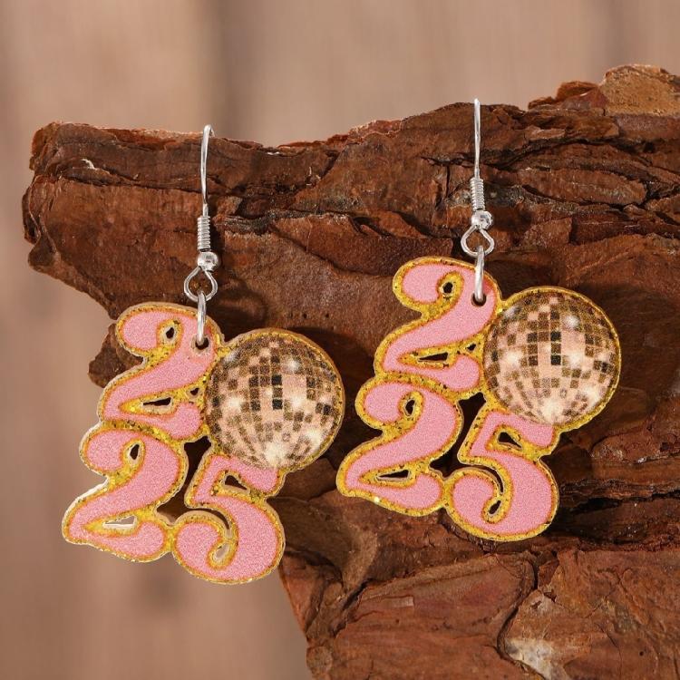 2026 Theme Acrylic Earrings Smooth Surfaces Unique Accessory Casual Formal Earrings Suitable for Fashion Women Present