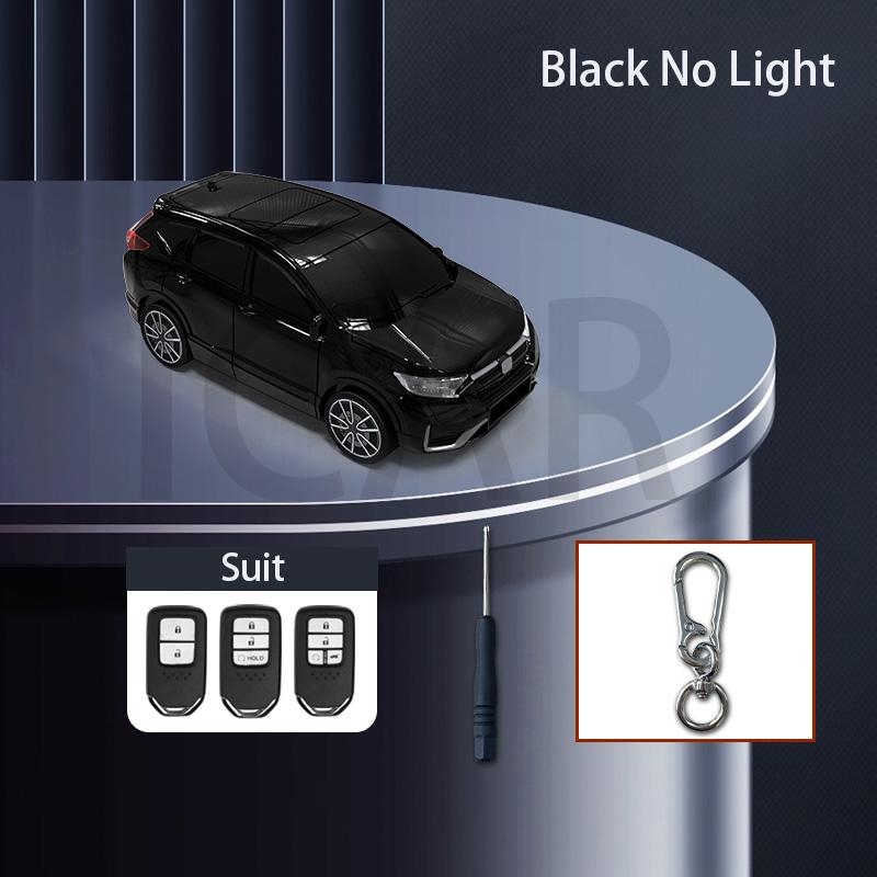 Pour Honda Crv Modèle de Voiture Étui à Clé 2 3 4 5 6 Boutons Pour Civic Jazz Brv Brv Hrv Hrv Couvercle de Clé Intelligente Porte-clés Cadeau Créatif Personnalisé gray