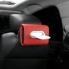 Porta Fazzoletti per Auto, Copertura Scatola Fazzoletti in Pelle PU per Sedile Posteriore Auto, Perfetto per l'Organizzazione e gli Usi Quotidiani