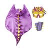 Halloween Kids' Dinosaur Costume Set with Cape and Makeup Props