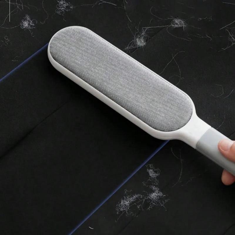 1PC Reusable Dust Brush, Double-Sided Pet Hair Remover, Manual Static Electricity Brush for Cats, Clothes, Sofas, Furniture,