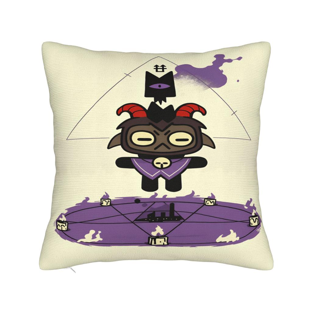 Game C-Cult Of The L-Lamb Pillow Cover Design Cushion Cover Funny Pillow Case For Chair Sofa Home Decor