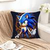Cool SSonics HHedgehog Pillow Case Square DoubleSided Sofa Cushion Cover Bedroom Bedside Pillow