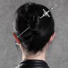 1pc Punk Metal Sword Hair Accessory Chinese Minimalist Hair Stick Diy Hairstyle Design Tool Accessory Women's Hair Clip Hairpin