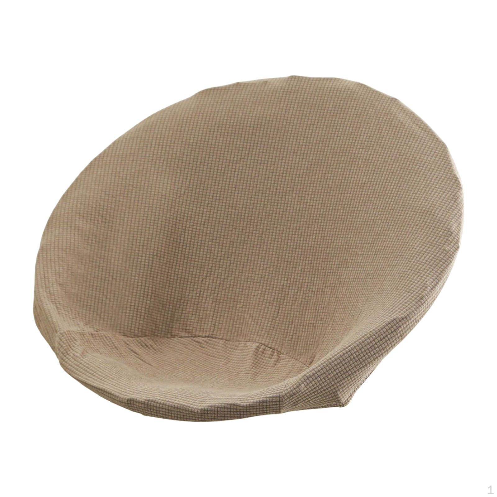 Пылезащитный чехол для кресла-блюдца, жаккардовый чехол Moon Cover для замены в гостиной хаки