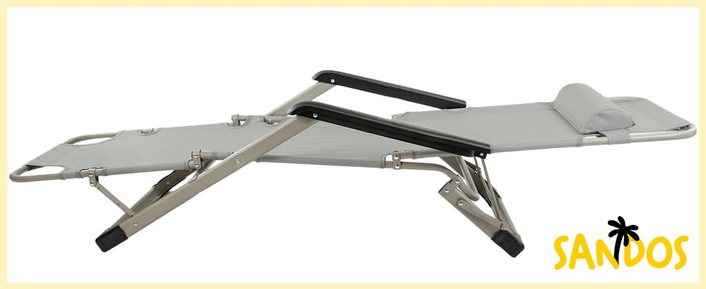 Folding garden beach lounger cushion zero gravity chair father's day