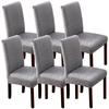 Universal Knitted Elastic Chair Covers Geometric Jacquard Dustproof Stretchable for Home Hotel Banquet