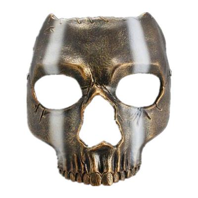 Masque de Fête Halloween Diable Maléfique Couvre-Visage Crâne Jeu de Rôle Résine Couvre-Visage Effrayant Fête d'Halloween Cosplay Couvre-Visage pour adulte