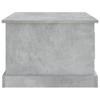 Coffee Table Concrete Gray 50 x 50 x 35 cm Particleboard